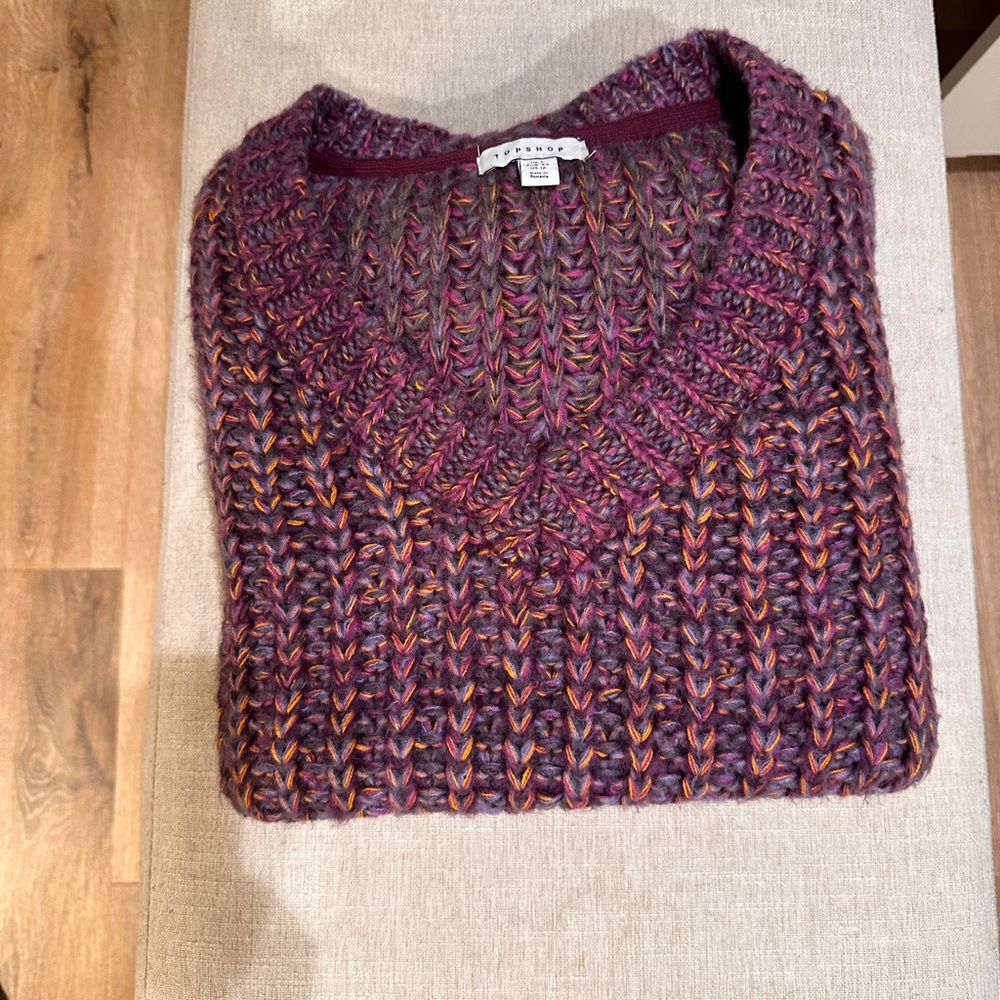 Topshop Fluffy Relaxed Fit Sweater